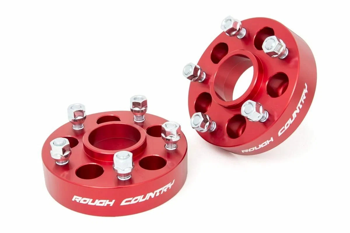 Fits Jeep Cherokee XJ_Comanche MJ 1.5_ Wheel Adapters 5x4.5 to 5x5 Red 1092RED